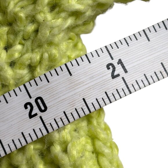 American Eagle Cable Knit Mock Neck Sweater (Lime) - Size Small - Picture 8 of 9